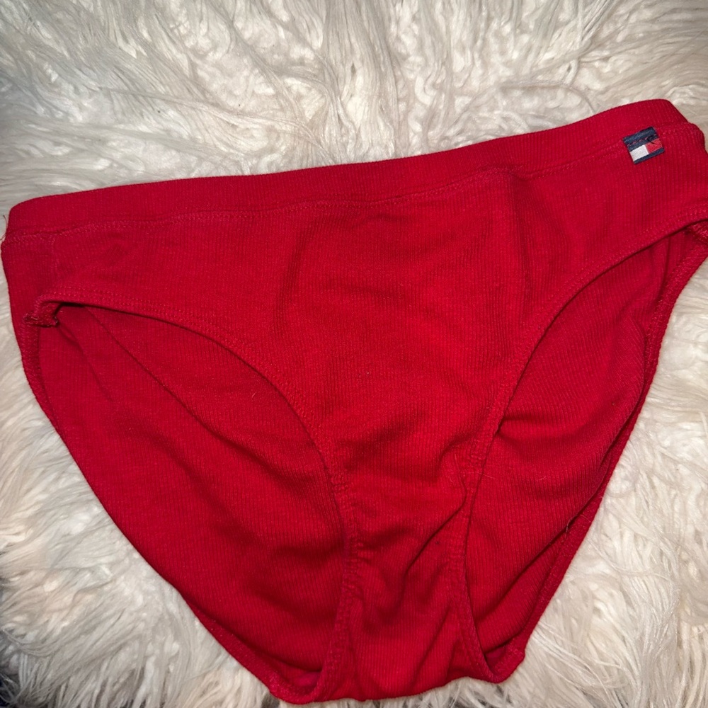 Tommy Hilfiger Vibrant Red Swim Bottoms